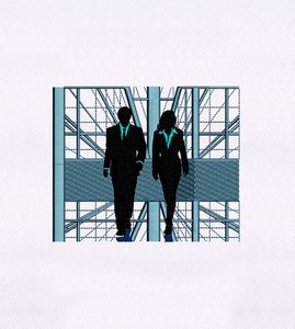 Parches Bordados Personalizados de Alta Calidad con Nombre y Logotipo, con Velcro de Gancho y Bucle para Uniformes de Seguridad - Product Image 1