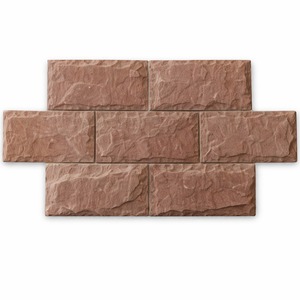Revestimiento de Pared de Piedra con Acabado Butch en Color Ámbar |   Paneles de Revestimiento de Piedra Natural para Fachadas y Decoración - Product Image 4