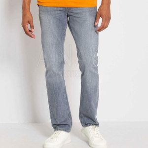 Pantalon en jean léger pour homme 100% coton avec tissu durable pour un usage quotidien, style décontracté, confort toute la journée - Product Image 2