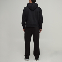 Ensemble de survêtement pour homme imprimé DTF, polyester et coton, sweat à capuche décontracté et pantalon de jogging assorti, tenue deux pièces, vêtements personnalisables avec logo