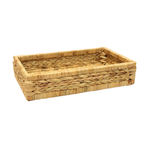 Sustainable Seagrass Tray Handwoven Storage <b>Basket</b> For Upscale Hotel Guest Amenities And <b>Bathroom</b> Essentials - Product Image 1