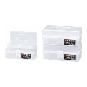 Caja Combinada de PP con 2 Compartimentos Divididos y Tapa Transparente para Almacenamiento de Herramientas y Primeros Auxilios - Product Image 2