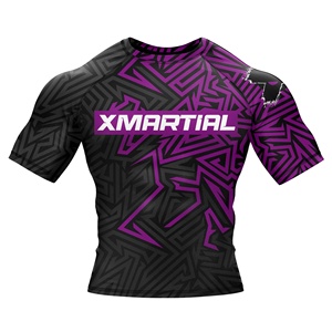 Maillot de compression unisexe de haute qualité pour Jiu Jitsu, imprimé par sublimation personnalisée, protection UV, respirant pour le surf/BJJ/MMA - Product Image 6