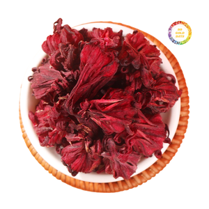 Fleurs d'hibiscus séchées cueillies à la main en vrac pour les boissons créatives, le thé et les recettes culinaires - Product Image 4