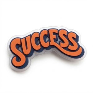 ป้ายยาง PVC แบบนูน 3 มิติ ลาย Success Patch สำหรับติดเสื้อผ้า กระเป๋า หมวก เสื้อแจ็คเก็ต และเครื่องประดับ - Product Image 1
