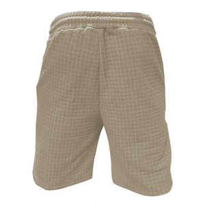 Conjunto de Camiseta sin Mangas y Pantalones Cortos de Punto Waffle para Hombre, Cuello Redondo, Transpirable, de Algodón, Informal, para Verano, Estampado, de Secado Rápido - Product Image 6