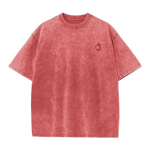 Camiseta Extra Grande Premium con Lavado Ácido, 100% Algodón Tejido, Transpirable, de Secado Rápido, Ligera, Corte Holgado, Elegante para un Estilo Casual - Product Image 1