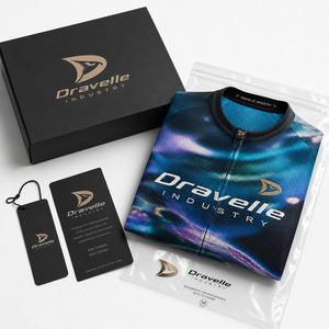 Maillot de cyclisme personnalisé avec logo d'usine pour hommes, respirant, en polyester et élasthanne, coupe aérodynamique, vêtements de vélo par sublimation - Product Image 4