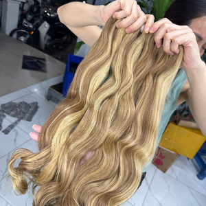 Venta al por mayor Super doble dibujado Raw proveedor de cabello vietnamita, hueso recto trama extensión de cabello humano, cutícula alineada trama del pelo - Product Image 6