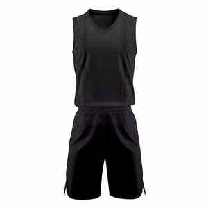 Uniforme de basket-ball personnalisé, col rond, sans manches, impression par transfert thermique, vêtements d'entraînement respirants, vêtements d'équipe - Product Image 5