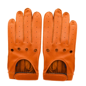 Guantes de Conducción Deportivos de Moda para Hombre, 100% Piel de Oveja, Sin Forro, Color Marrón Cognac, Ajuste Clásico, para Uso Diario, Esquí y Ciclismo - Product Image 6