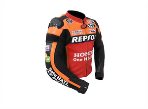 Zonda Motorcycle <b>Racing</b> <b>Jacket</b>/Chaqueta Men’s Cowhide Leather CE Level 2 Protective Riding Gear - Product Image 1