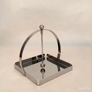 Elegant Solid Brass Napkin Holder Luxury Brass Tissue Holder Stand Handcrafted Brass <b>Table</b> Napkin Holder Antique Finish - Product Image 4