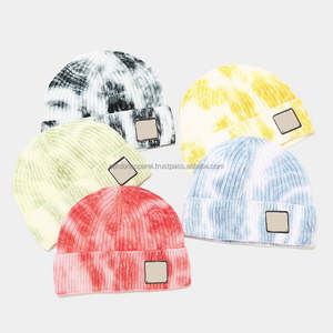 Nardon Apparel Fall <b>Winter</b> Adult <b>Men</b> Women Warm Letter Puff Print Beanie <b>Hat</b> With Custom logo - Product Image 3