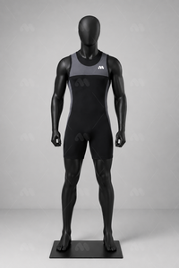 Plus Size Men Tank Top Sleeveless Crew Neck Knitted Sports <b>Vest</b> Breathable Activewear for Gym Training - Product Image 3