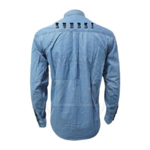 Chemise de travail FR 100 % coton pour homme, respirante, ignifuge, pour soudure, à boutons-pression, populaire, en promotion - Product Image 4