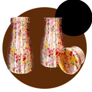 Tulip <b>Copper</b> Pot or Water <b>Bottle</b> Pure <b>Copper</b> <b>Drinking</b> <b>Bottle</b> Traditional Health Storage Vessel for Home Office Gym Use - Product Image 6