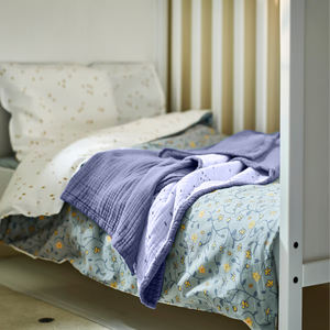 Breathable Cotton <b>Baby</b> Blanket Soft 95% Bamboo, 5% Spandex Cozy Newborn Bedding - Product Image 1