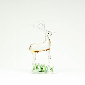 Wholesale Hand Blown Murano Glass Dolphin Deer Figurines Handmade Folk Art Feng Shui <b>Easter</b> Home Decor <b>Ornaments</b> Tiny Glass - Product Image 1
