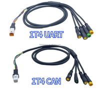 Bafang M620 perlengkapan Motor Drive Mid tampilan DPC18 48V 52V 1000w dapat UART Bafang G510 EMTB e-cargo e-fat Motor