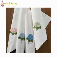Vente chaude : Linge d'hôtel personnalisé, serviettes avec logo 40x40, serviettes de mariage blanches, serviettes en papier Airlaid, tissées simples, jetables, imprimées, lavables