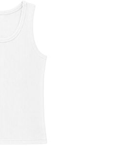 Customized <b>White</b> Ribbed Cotton <b>Men</b> Tank Top Sleeveless Casual Slim Fit Summer Gym <b>Vest</b> Stretch Undershirt Custom Wear Top - Product Image 4