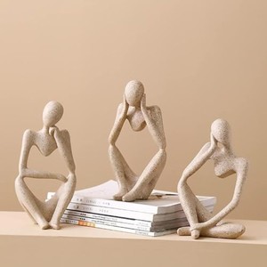 Escultura de torso humano en madera de acacia hecha a mano al por mayor - Moradabad - Product Image 1