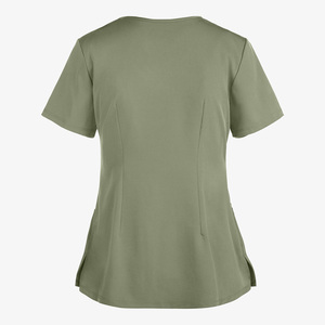 100% Spandex Scrubs Medical Tops Breathable Scrubs Shirts - Product Image 2