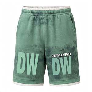 Conjunto de Camiseta y Pantalones Cortos de Verano para Hombre Driftwear Impex, Tejido de Punto Transpirable con Estampado Tie-Dye, Estilo Casual Holgado, OEM/ODM - Product Image 5