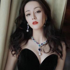 Exquises boucles d'oreilles pendantes en argent 925, perles naturelles de 13 à 12 mm, perles rares en or miel, rondes, presque parfaites, Brachti - Product Image 4