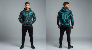 Sweat-shirt à capuche personnalisé professionnel, sublimation, doux et confortable, vêtements de sport - Product Image 4