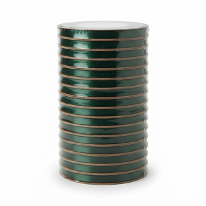 Cinta de satén de una sola cara verde bosque oscuro de 6 mm, 20 rollos x 8 metros, para envolver regalos festivos, cajas de panadería, etiquetas de regalo, al por mayor - Product Image 1