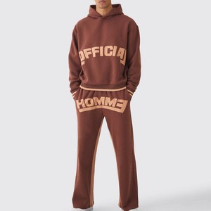 Custom made Men Puff Print <b>Tracksuit</b> <b>Stitched</b> Personalized Casual Wear Anti Wrinkle Breathable Comfortable Puff Print <b>Tracksuit</b> - Product Image 1