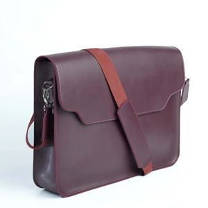 Porte-documents en cuir véritable pour femmes, noir, grande capacité, sac pour ordinateur portable robuste avec étiquette de bagage, logo personnalisé OEM - Product Image 2