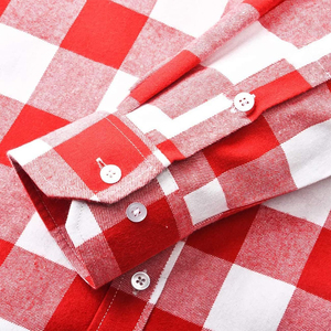 Mens Flannel Shirt Long Sleeve Button Down Cotton Top Designed For Comfortable Daily Wear Casual Gatherings And Cool - Product Image 3