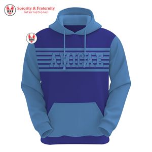 Sudadera con Capucha de Forro Polar Personalizada para Mujer, con Estampado y Bordado de Letras Griegas, para Invierno/Otoño - Proveedor OEM de Sudaderas para Mujer - Product Image 1