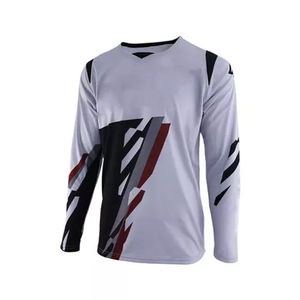 Maillot de moto sublimé pour homme, à séchage rapide, respirant, manches longues, tenue de motocross, accessoires - Product Image 4