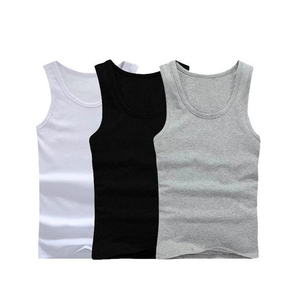 Customizable Breathable Quick-Dry Eco-Friendly Men Tank Top <b>Stringer</b> Muscle <b>Vest</b> (Polyester/Cotton) for Fitness Brands - Product Image 4