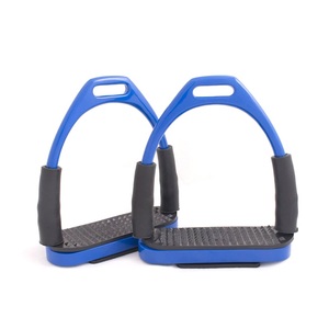 Étriers d'équitation flexibles en acier inoxydable de haute qualité, antidérapants, amortisseurs de chocs pour selle d'équitation - Product Image 2