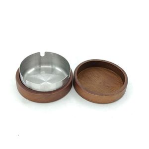 Cenicero de Escritorio Cuadrado de Metal con Inserto de Acero Inoxidable, Diseño Minimalista Estilo Americano para Uso en Casa, Auto y Restaurante - Product Image 3