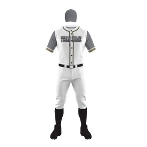 Custom Breathable Baseball Jerseys for Men with Short Sleeves and Custom Team Name-Sublimation Print - Product Image 1