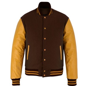 Chaqueta Varsity para Hombre de Material Duradero, Precio al por Mayor, Chaqueta de Invierno Transpirable, Antiarrugas, con Calidad Premium - Product Image 1