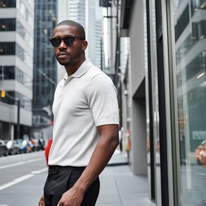 Personalizado para hombre impresión bordado Logotipo de alta calidad de algodón o poliéster liso uniforme en blanco de los hombres de talla grande polos de los hombres - Product Image 2