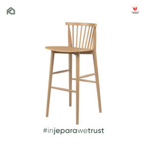 Commercial Solid Wood <b>Bar</b> Chair Spindle <b>Back</b> Wooden Counter <b>Stool</b> for Restaurant Cafe Hotel <b>Bar</b> Furniture - Product Image 4
