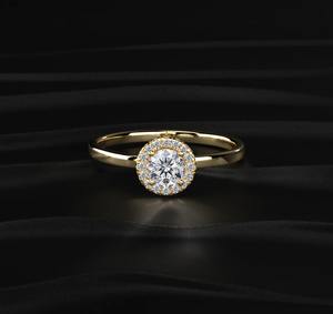 Anillo de compromiso y boda con diamantes de diseño para mujer, plata de ley, estilo Iced Out, joyería de promesa para mujer al mejor precio - Product Image 1