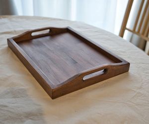 Bandeja de servir de madera de gran tamaño, ideal para servir varios platos durante celebraciones festivas - Product Image 5