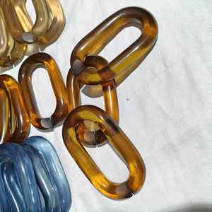 Décoration murale artistique en résine époxy, motif hibou ange, grand format, transparente, écologique et colorée, avec maillons de chaîne, pour Noël personnalisé - Product Image 6