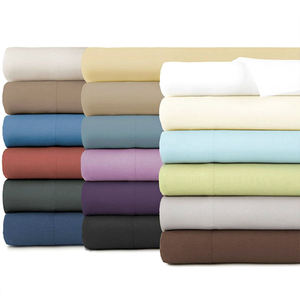 Juego de Sábanas Individuales de 300 Hilos, Mezcla de Algodón/Poliéster, para Uso en Hogar, Hospital, Hostal, Resistente a las Arrugas y Ecológico - Product Image 4
