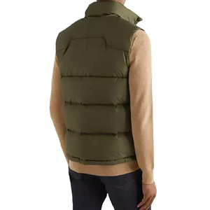 Chaleco Acolchado Verde Oliva para Hombre, Chaleco de Poliéster con Aislamiento, Sin Mangas, Cuello Alto, Resistente al Viento, Duradero, Chalecos de Invierno al por Mayor - Product Image 2