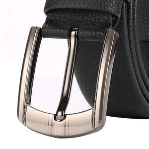 Ceinture en cuir tissé pour homme avec boucle à ardillon, logo personnalisé, vente en gros, meilleure vente en ligne maintenant - Product Image 6